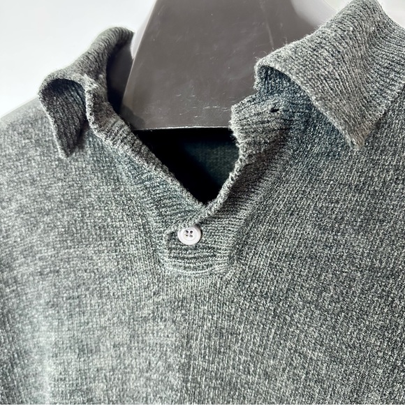 Knightsbridge Dark Grey Pullover Boyfriend Sweater Baggy Oversized Fit Large - Picture 5 of 8